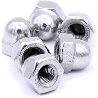 M10 (10 mm) Bouchon de dôme Écrous – en acier inoxydable (lot de 6)